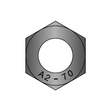 M3-0.5  Din 934 Metric Hex Nuts 18 8 Stainless Steel Black Oxide