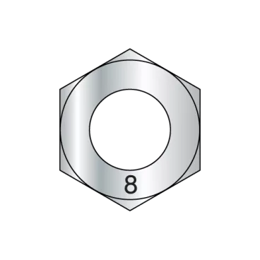 M12-1.75  Din 934 Metric Class 8 Hex Nuts Zinc