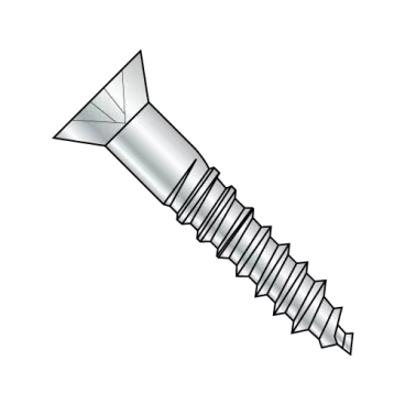 5-20X3/8  Phillips Flat Full Body 2/3 Thread Wood Screw Zinc