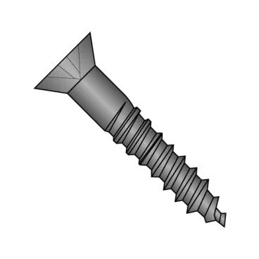 8-15X1 1/2  Phillips Flat Full Body 2/3 Thread Wood Screw Black Oxide and Oil