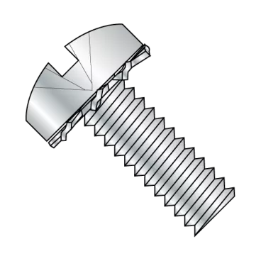 10-24X1/2  Combination (slot/phil) Pan External Sems Machine Screw Full Thread Zinc & Bake