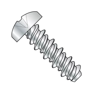 4-24X3/4 #3HD  Phillips Pan High Low Screw Fully Threaded Zinc And Bake