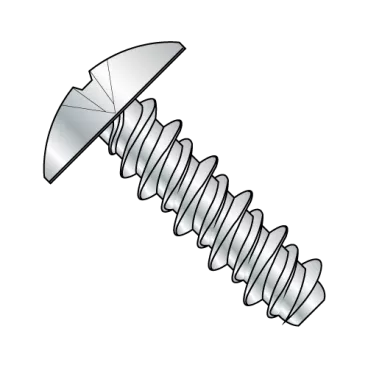 8-18X1/2 #6HD  Phillips Truss High Low Screw Fully Threaded Zinc And Bake