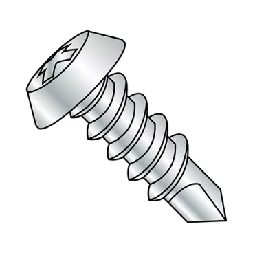 7-19X7/16  Special Pan Framing Tek Screw Full Thread Zinc and Bake
