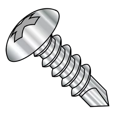 10-16X3/4  Phillips Truss Full Thread Self Drilling Screw 18-8 Stainless Steel
