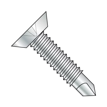 10-24X1  Phillips Flt Underct Full Thread Self Drill Scr Machine Sc Thread  Zinc and Bake