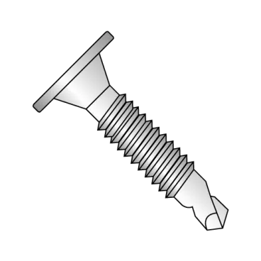 10-24X1  Phil Wafer Head #3 Point Self Drill Scr Mach Scr Thd Full Thd 18 8 Stainless Ste