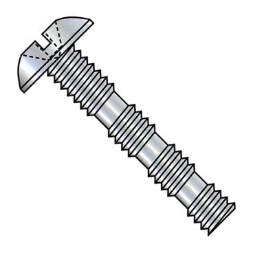 8-32X1 3/4  Combination (Phil/Slot) Full Contour Truss Head M/S Breakaway F/T Zinc