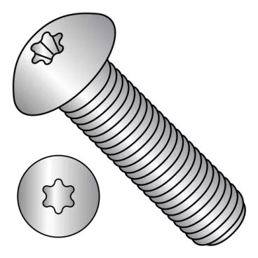 M4-0.7X10  ISO7380 Metric 6 Lobe Button Head Cap Screw A2 Stainless Steel