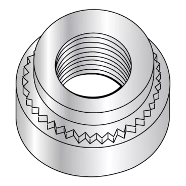 M3X0.5-2  Metric Self Clinching Nut Zinc