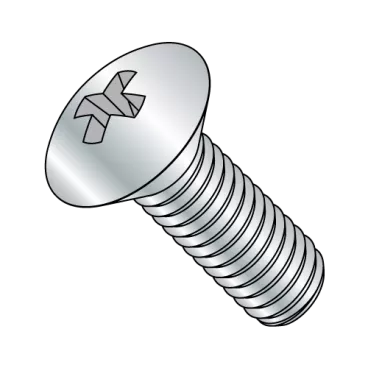 5/16-18X3/4  Phillips Oval Head Machine Screw Fully Threaded Zinc