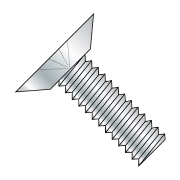 6-32X3/8  Phillips Flat Undercut 100 Degree Machine Screw Fully Threaded Zinc