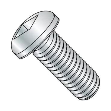 10-24X3/4  Square Pan Machine Screw Fully Threaded Zinc