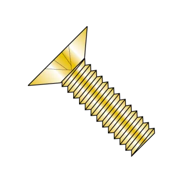 10-32X1/2  MS24693 Military Phillips Flat 100 Degree Full Thread Machine Screw Cadmium