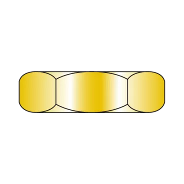 5/8-11  MS51967 Military Finished Hex Nut Coarse Thread Grade B Cadmium Yellow DFAR