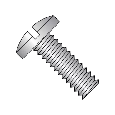 6-32X3/4  Slotted Binding Undercut Machine Screw Fully Threaded 18-8 Stainless Steel