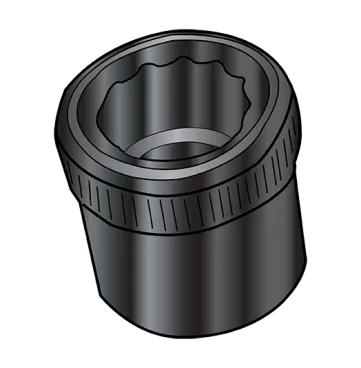 10-32  Socket Allen Nut Black Oxide And Oil