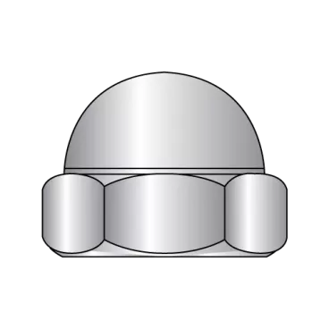 10-32  Low Crown Hex Cap Nut 18 8 Stainless Steel
