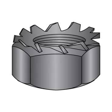 10-24  K Lock Nut Black Zinc and Bake