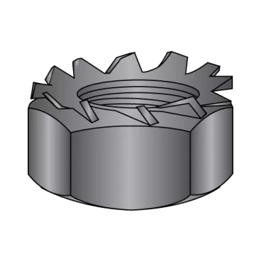 6-32X1/4  K Lock Nut Small Pattern Black Oxide and Oil