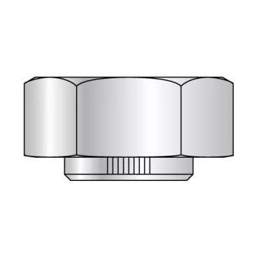 5/8-11  Stover Alternative Lock Nut Grade B Cad And Wax
