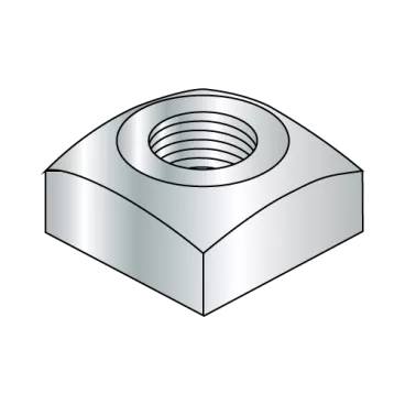 5/16-18  Regular Square Nut Zinc