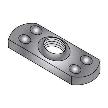 10-32  Multi Projection Tab Weld Nut Plain