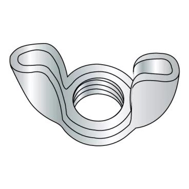 5/16-18  Stamped Wing Nut Zinc