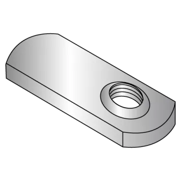 1/4-20  Weld Nuts With .812 Tab Base offset hole 18-8 Stainless