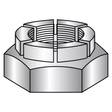 1/2-13  Flex Type Hex Lock Nut Thin Height Heavy Hex Cadmium and Wax