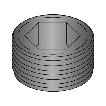 1/2  Flush Seating Socket Pipe Plug Plain
