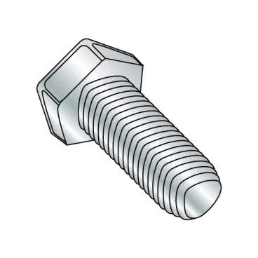 1/4-20X3/4  Unslot Ind Hex Head Taptite AlternativeThread Roll Screw Full Thrd Zinc Bake Wax