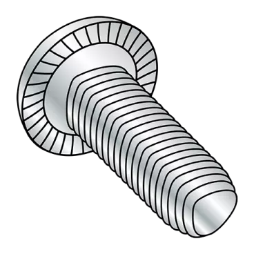 8-32X5/16  Phillips Pan Serrate Taptite Alternate Thread Roll Screw Full Thrd Zinc Bake Wax