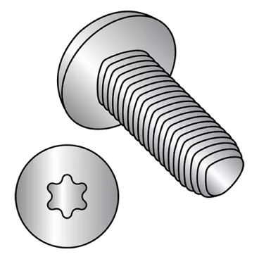 10-24X1  6 Lobe Pan Taptite Alternative Thread Rolling Full Thrd 410  Stainless Pass &Wax