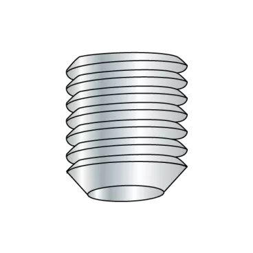 10-32X1/2  Fine Thread Socket Set Screw Cup Plain