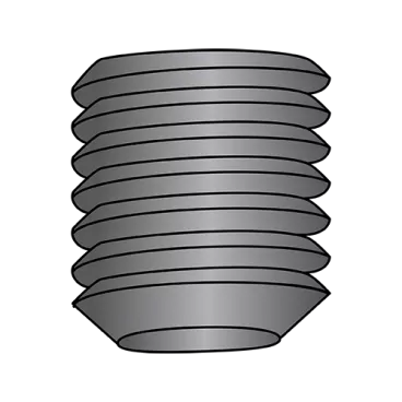 1/4-20X3/8  Coarse Thread Socket Set Screw Flat Point Imported