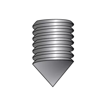 10-32X1/4  Fine Thread Socket Set Screw Cone Point Plain