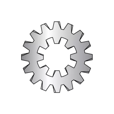 1/2  External Internal Combination Tooth Lock Washer 18-8 Stainless Steel