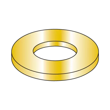 10  Machine Screw Washer Zinc Yellow