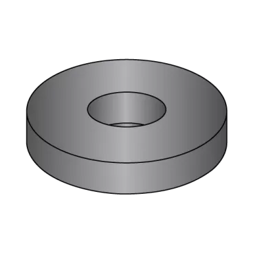10  S A E Flat Washer Black Zinc