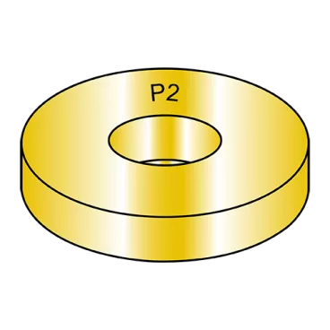 7/8  S A E Through Hardened Washer Zinc Yellow