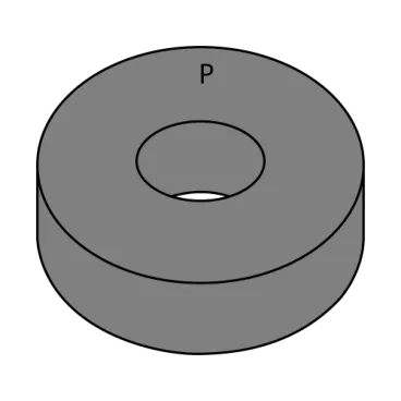 1/4  Thru Hardened U S S Washer Plain Steel Made in USA