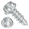 Serrated Hex Washer - Slotted - 7/16" A.F. - Self Drilling Screws -  Zinc