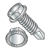 Unslotted - Serrated Hex Washer - Self Drilling Screws - Machine Screw Thread - Zinc - #2 Pt.