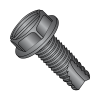 Hex Washer - Slotted - Type 23 - Thread Cutting Screws - Black Oxide