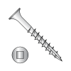 Square Recess - Bugle Head - Deck Screws with #17 Point - 18-8 Stainless