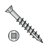Square Recess - Trim Head w/ Nibs - Drywall Screws - Type 17 Point - 18-8 Stainless