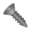 Flat - Phillips - Type AB - Self Tapping Screws - Black Zinc