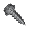 Hex Washer - Slotted - Type AB - Self Tapping Screws - Black Zinc