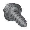 Serrated Hex Washer - Unslotted - Type AB - Self Tapping Screws - Black Oxide